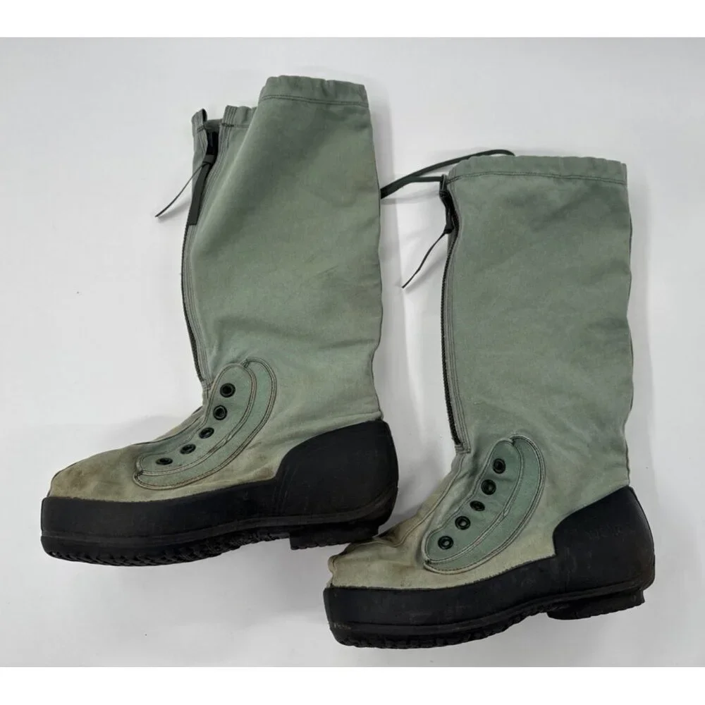 Vintage US Military N-1B Extreme Cold Weather Boots Mens MEDIUM Wool Liner